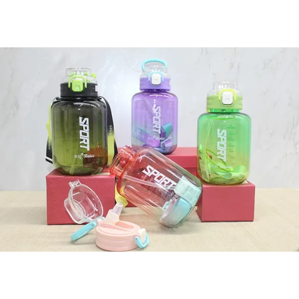 Pipetli Su Matarası 1100 Ml Bpa İçermez Alk3149