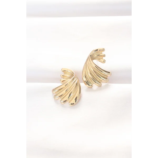 Pirinç Gold Renk Küpe