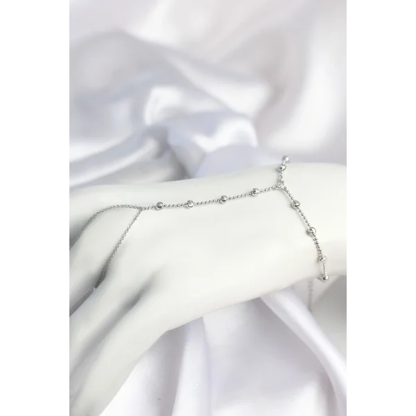 Pirinç Gümüş Renk Dorika Model Kadın Şahmeran