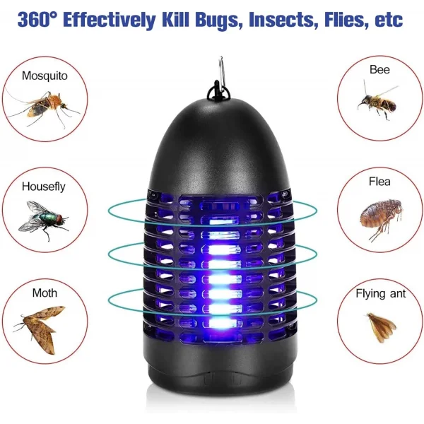 Fyc Elektrikli Böcek Öldürücü, Böcek Tuzağı Sinek Lambası, Uv Işıklı, Sivrisinek Lambası, Temizlik Fırçası, Sivrisinek Kapanı, Sinek Kapanı, Böcek...