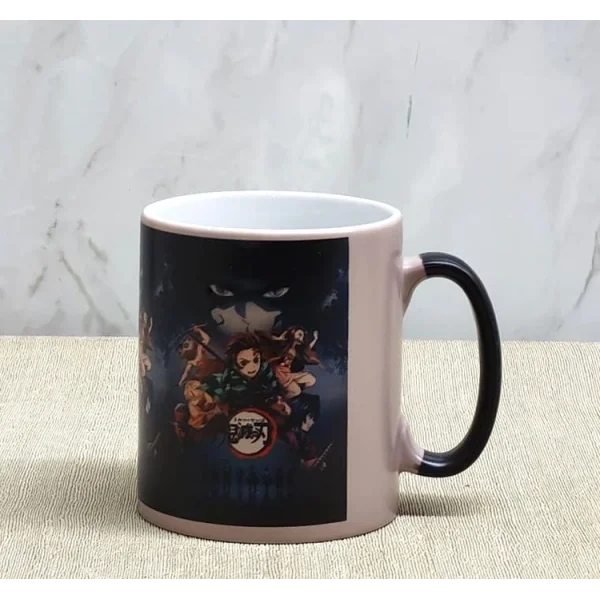 Porselen Renk Değiştiren Demon Slayer Kupa Bardak Aalk380