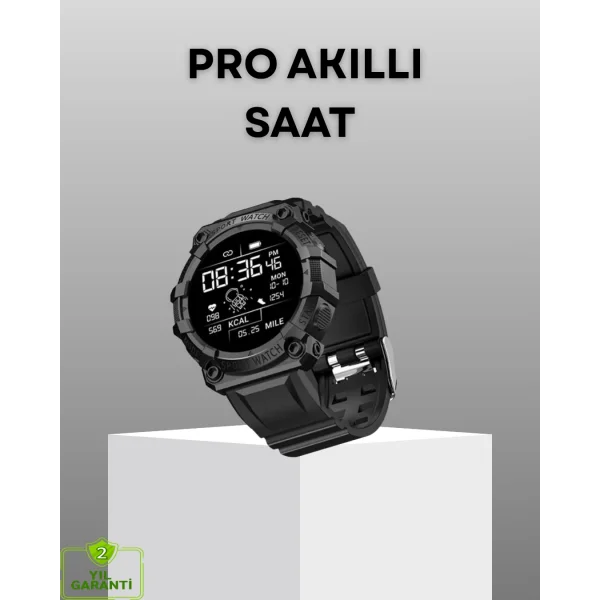 Pro Bluetooth Akıllı Saat – Kalp Atış Kan Basıncı ve Uyku Takibi