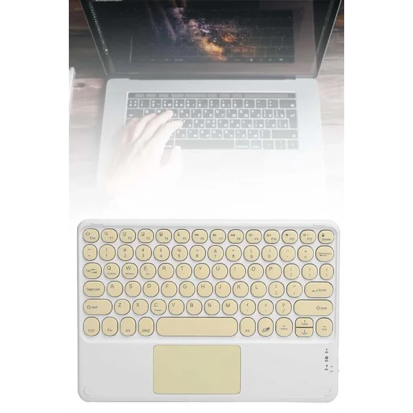 Profesyonel Wifi Q Klavye Bluetooth Klavye Touchpad 10.8 Inç