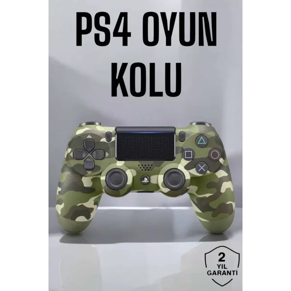 PS4 Oyun Kolu Kamuflaj Desenli Joystick