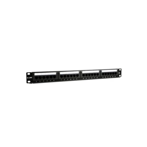 S-LINK SL-F624 Cat6 Patch Panel 24-Port UTP 1U(1923)