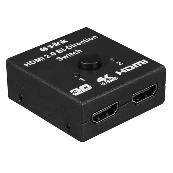 S-link SL-LU613 2 Port HDMI Çift Yönlü Switch ve Splitter(1923)
