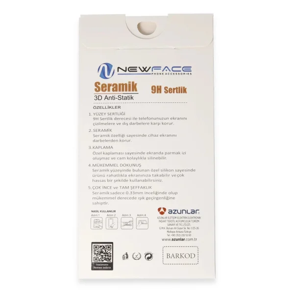 Samsung Galaxy A05 3D Antistatik Mat Seramik Nano Ekran Koruyucu-(5796)