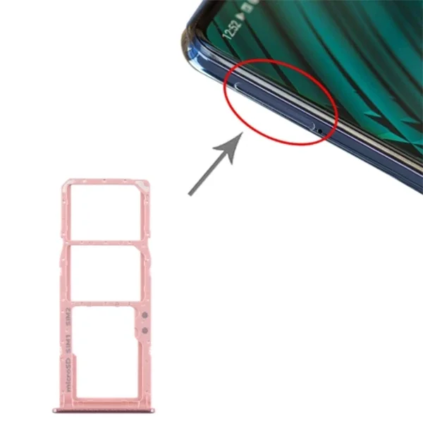 Samsung Galaxy A51 SM-A51 Sim Hafıza Kart Kapağı Tutucu-(5775)