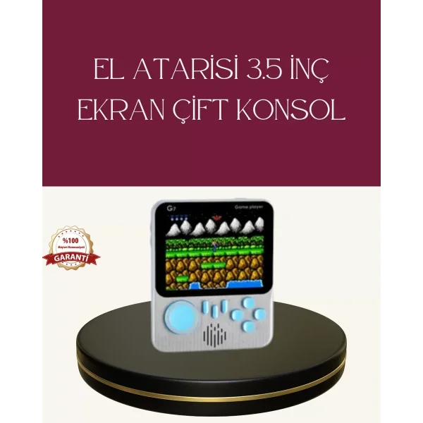 Şarjlı 3.5 İnç Retro Oyun Konsolu
