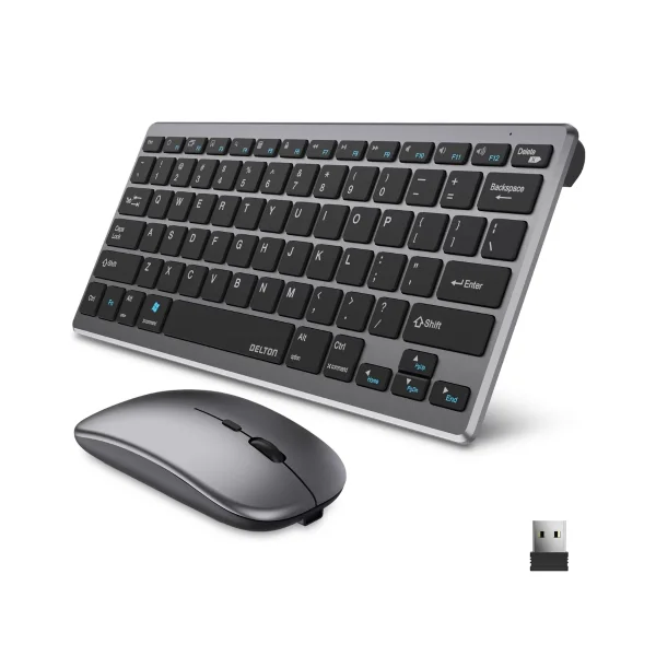 Sessiz Kullanım Sunan Bluetooth Klavye Mouse Seti Çoklu Cihaz Uyumlu