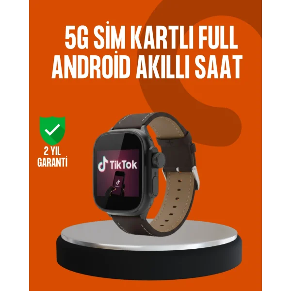 SIM Kartlı Akıllı Saat AMOLED Ekran Android Sistem