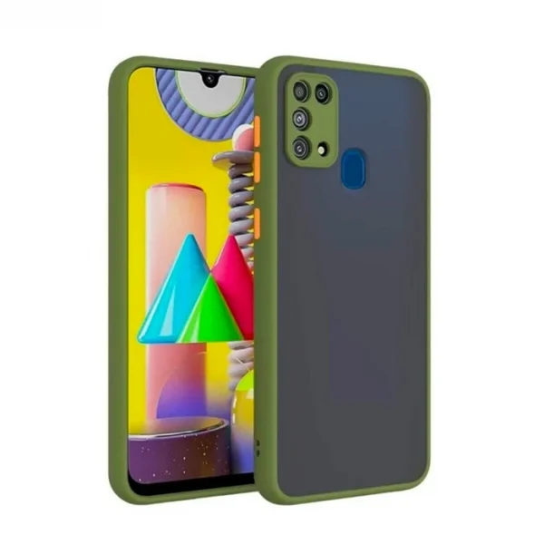 SM Galaxy A21S (SM-A217) Kamera Korumalı Premium Silikon Kılıf-(5775)