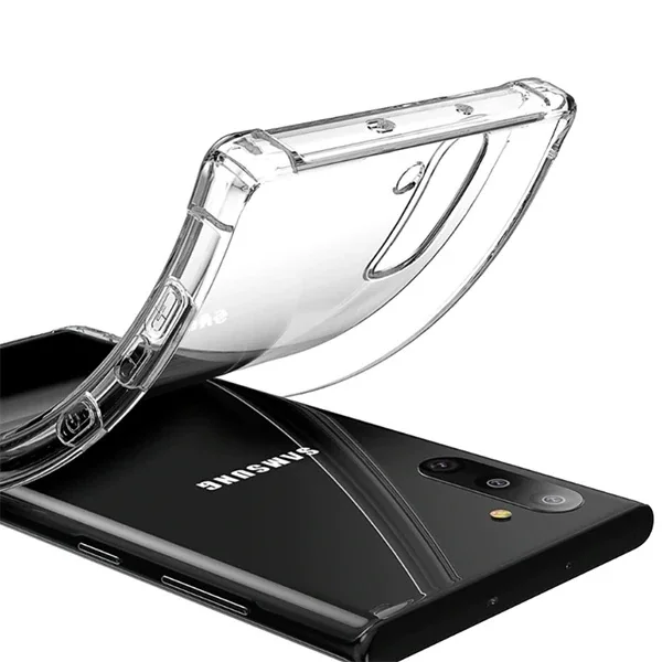 Sm Galaxy Note 10 Anti-Drop Darbe Emici Silikon Kılıf-(5775)