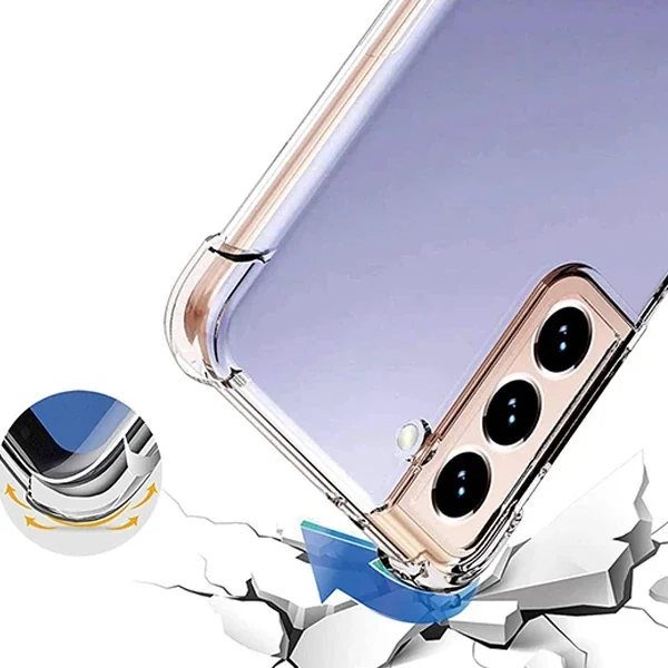 SM Galaxy S21 - S30 Anti-Drop Shockproof Darbe Emici Silikon Kılıf-(5775)