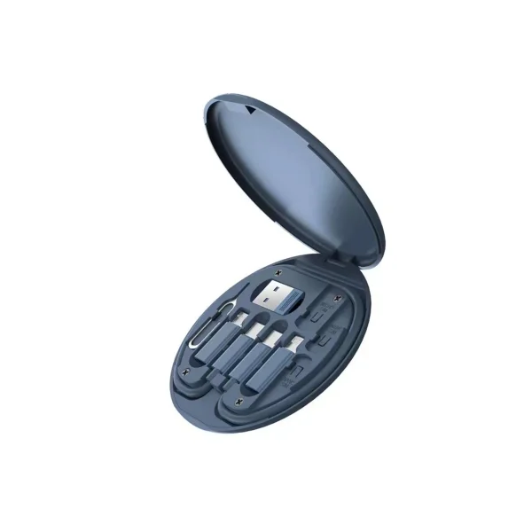 SN06 3in1 Kablo ve Kart Düzenleyici - Mavi-(5796)