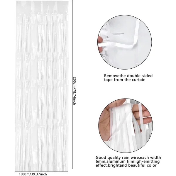 Soft Beyaz Renk Duvar Ve Kapı Perdesi İthal 100x200 Cm