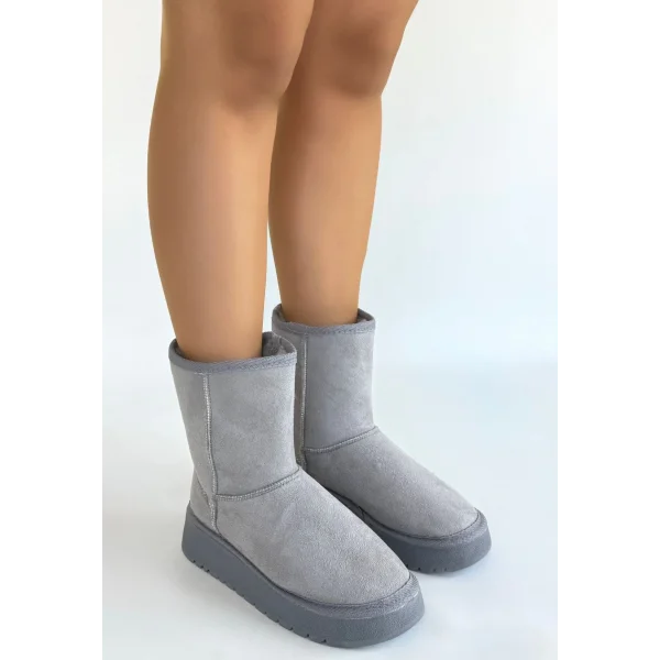 Sophia Gri Süet Bot