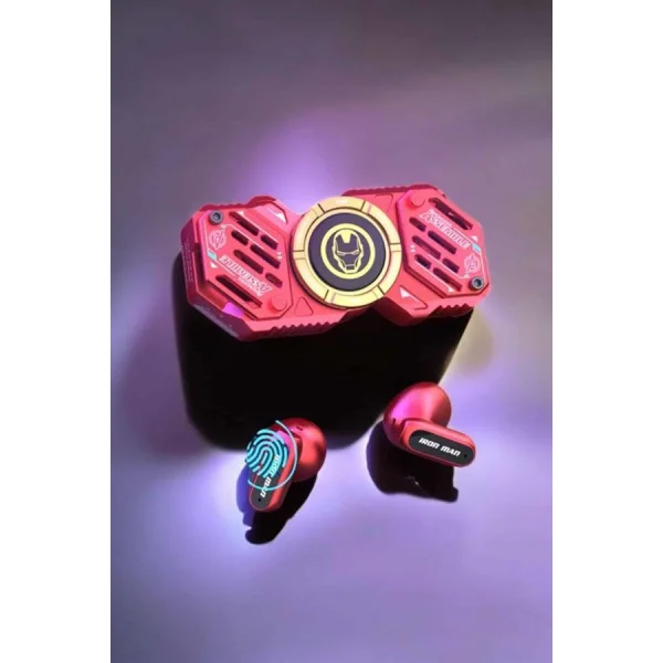 Stres Çarklı Bluetooth Kulaklık Kablosuz Kırmızı Yüksek Ses Kaliteli