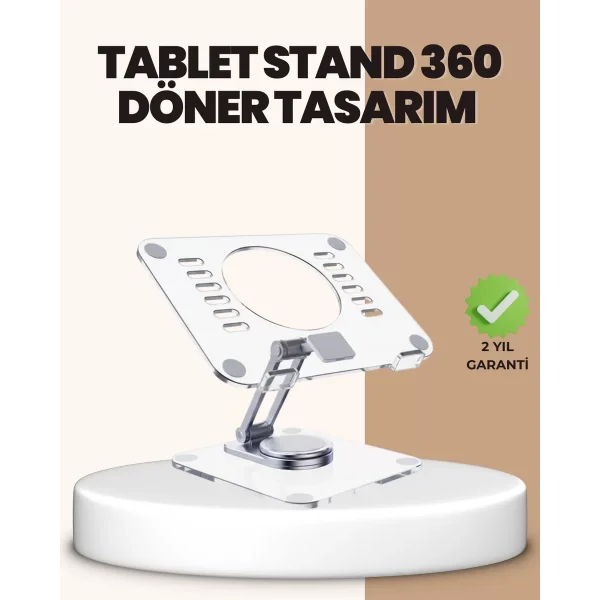 Taşınabilir Katlanır Tablet Braketi Masaüstü Stand