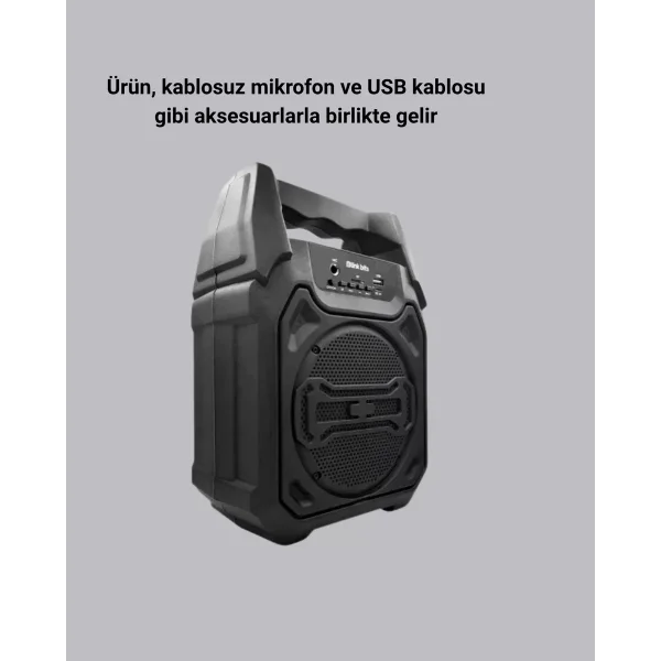 Taşınabilir Şarjlı Hoparlör – Bluetooth TWS ve Uzun Pil Ömrü