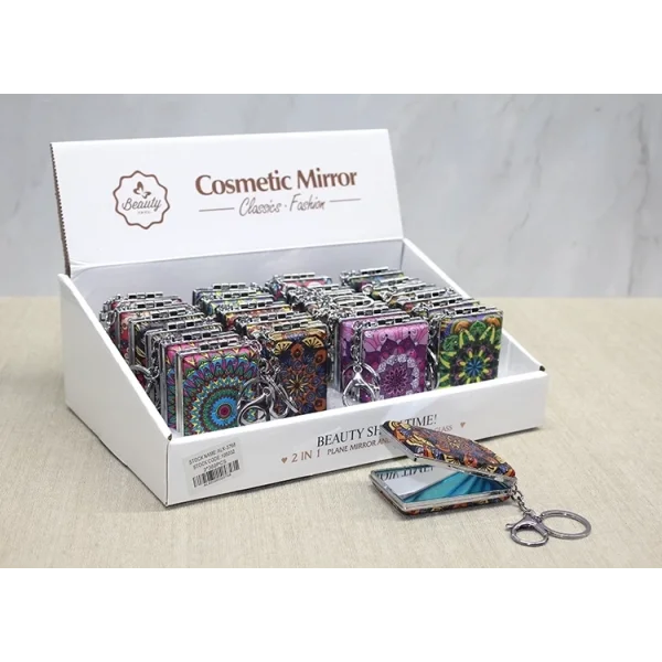 Taşlı El Aynası Anahtarlık Alk3768