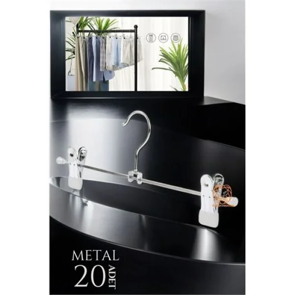 Turk Etek Pantolon Metal Askı 20 Adet