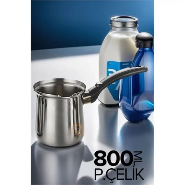 Turk Paslanmaz Çelik Cezve 800 ml