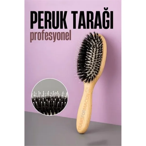 Turk Peruk Tarağı - Peruk Bakım Tarağı Ahşap