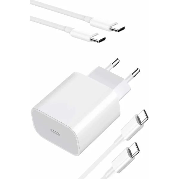Type-C Hızlı Şarj Özellikli Cihazı USB-C Kablo Dahil