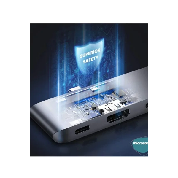 Type-c To Hdtv Multifunction Adapter 8 Port Kablo