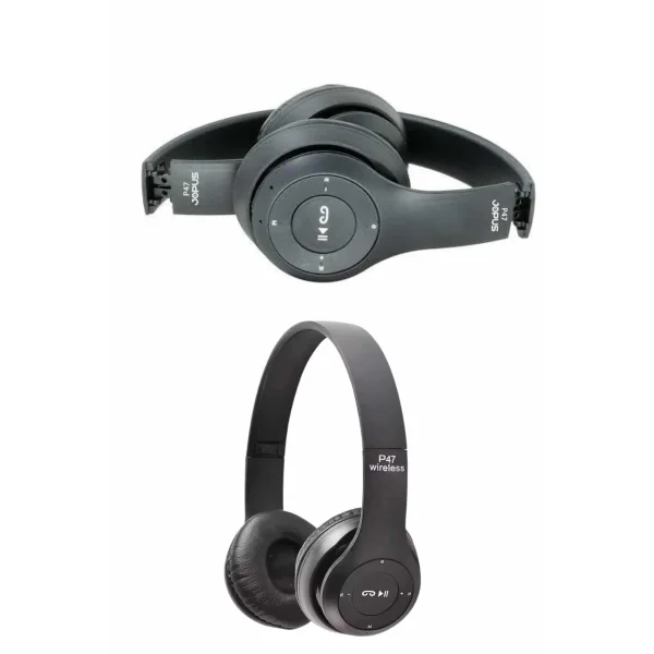 Wireless 5.0 Bluetooth Kablosuz Kulaklık ANC Özellikli Kulak Üstü Ayarlanabilir