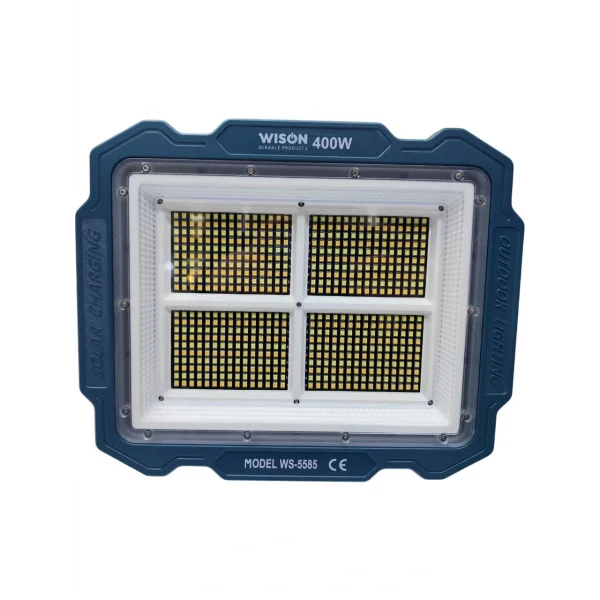 Wıson Ws-5585 Çok Fonksiyonlu 3 Solar Panelli 400w Spot Aydınlatma