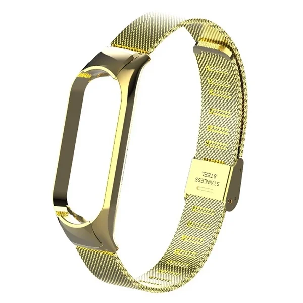 Xiaomi Mi Band 5 Metal Kayış Kordon Kopçalı Milano Loop-(5775)