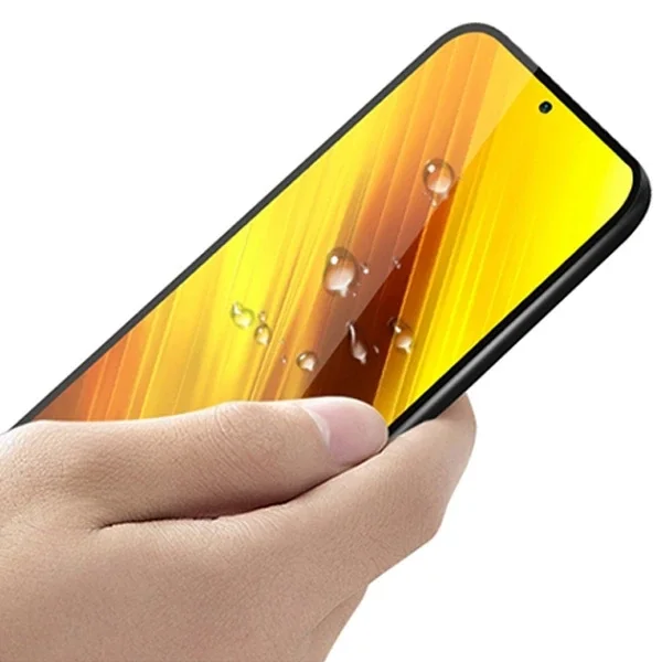 Xiaomi POCO X3 Full Glue Tempered Full Cam Ekran Koruyucu-(5775)