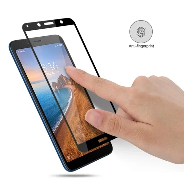 Xiaomi Redmi 7A 3D Full Kaplama Kırılmaz Cam Ekran Koruyucu-(5775)