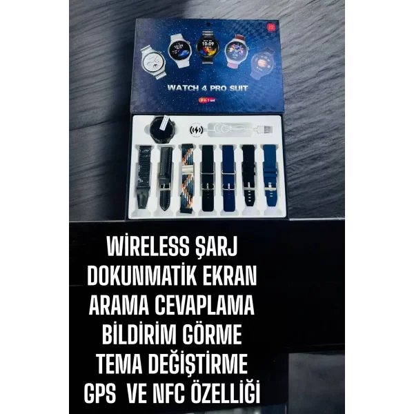 Yeni Model Akıllı Saat Bluetooth Bağlantılı NFC ve GPS Uyumlu