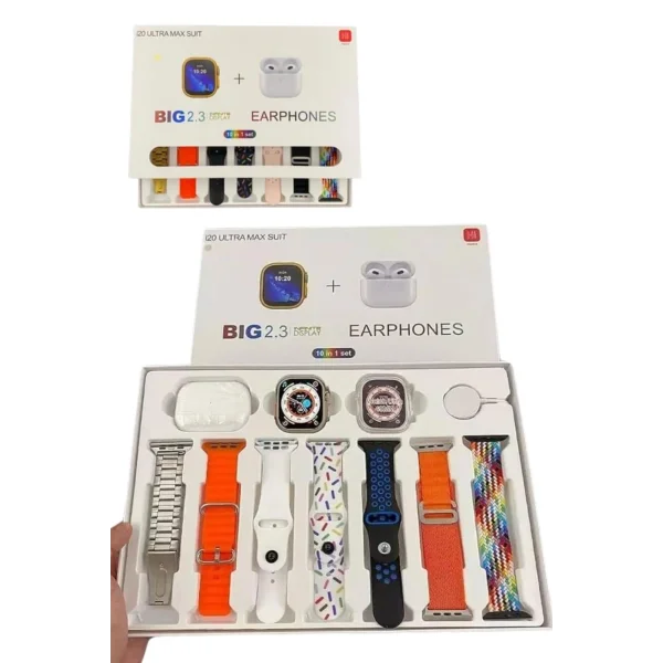 Yeni Nesil 7 Kordonlu Arama Bildirim Özellikli Kulaklık Hediyeli Akıllı Saat