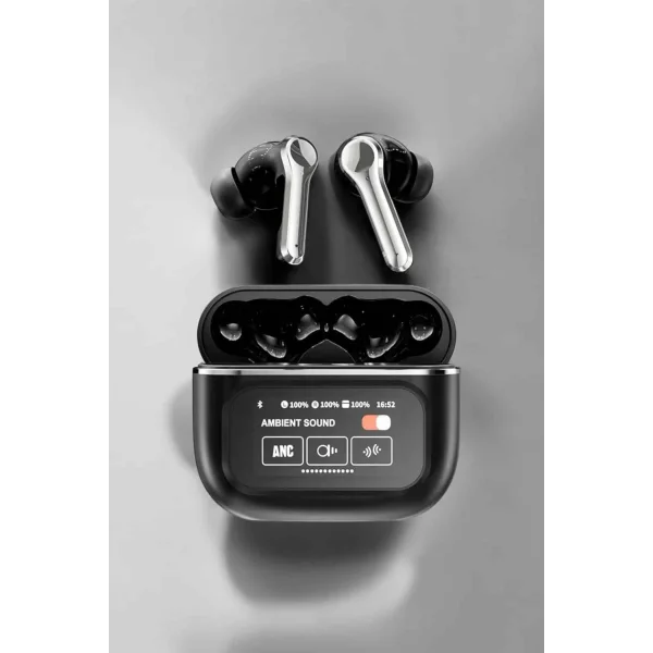 Yeni Nesil Bluetooth Kulaklık Ekranlı Yüksek Ses Kaliteli Uzun Şarj Süreli