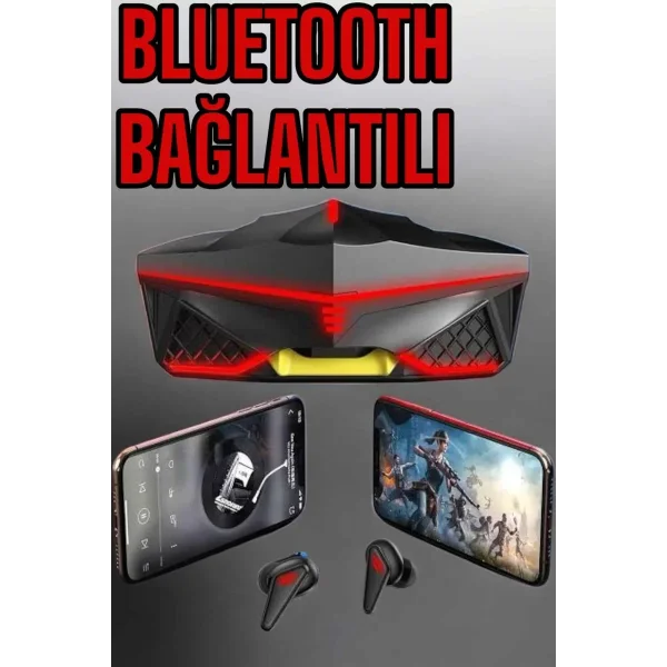 Yeni Nesil Oyuncu Kulaklığı Gürültü Önleyici Uzun Pil Ömrü Bluetooth Bağlantılı