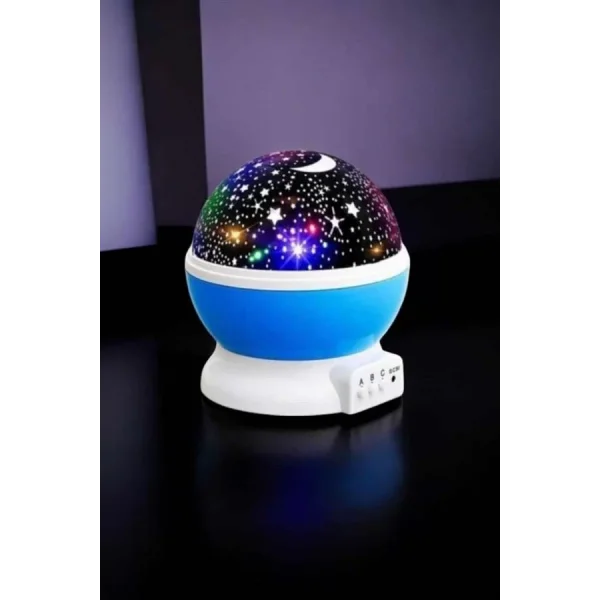 Yıldızlı Gökyüzü Projeksiyon Gece Lambası Hareketli Işık Şovu