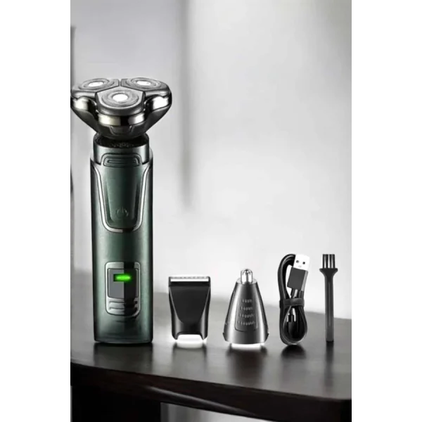 Yüksek Performanslı 3 Başlıklı Profesyonel Tıraş Makinesi