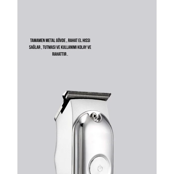 Yüksek Performanslı Erkek Saç Kesme Makinesi – Uzun Pil Ömrü ve Hassas Kesim