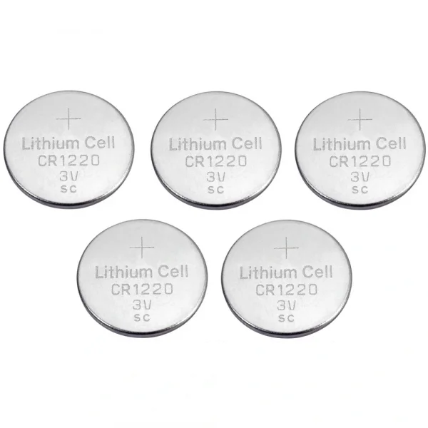 Yuma Cr1220 Süper Lityum 3v 5’li Kart Düğme Pil