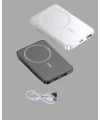 10000mAh Kapasiteli Manyetik USB-C ve Kablosuz Powerbank W09