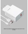 120 Watt Hızlı Şarj Adaptörü Samsung S20 S21 S22 S23 Uyumlu
