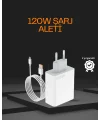 120 Watt Type C Şarj Başlığı Poco X3 X4 X5 Pro Uyumlu