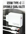 120W Şarj Aleti Type-C Uyumlu Turbo Şarj Aleti