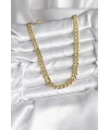 14K Gold Renk Kaplama Kalın Zincir Model CM Kadın Kolye