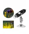 1600x Usb Dijital Mikroskop Kamera Endoskop 8led Büyüteç Metal Standı