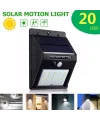 20 Ledli Hareket Sensörlü Dış Mekan Solar Lamba
